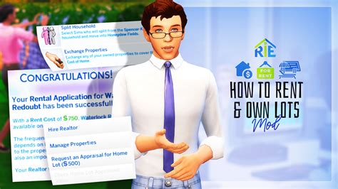 mod sims 4 immobilier|Rental Lot Mod For Sims 4: How to Rent & Own Lots